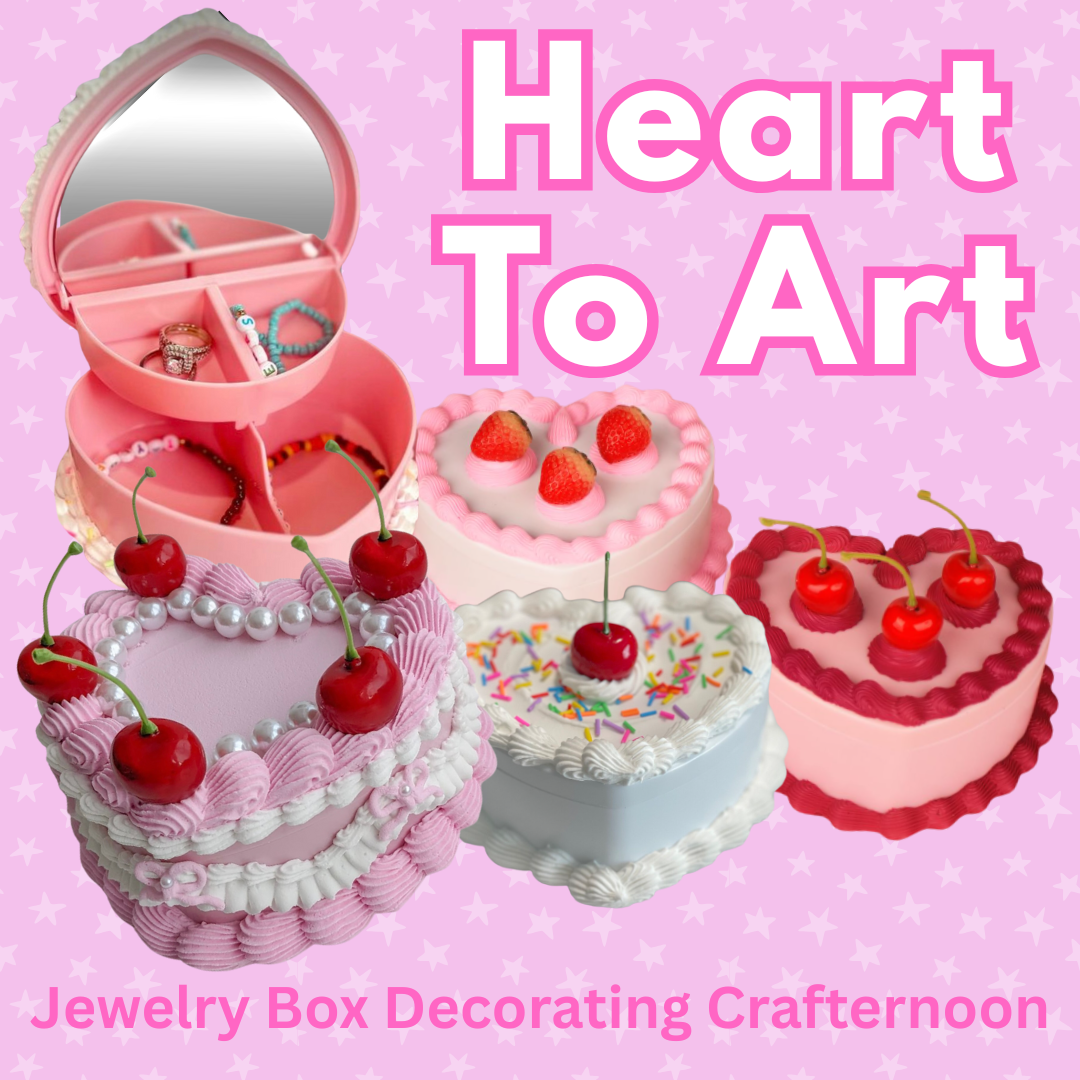 Heart Shaped Jewelry Box Decorating
