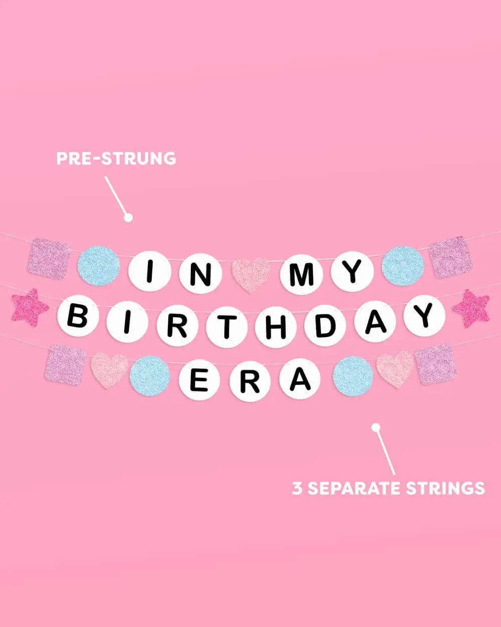 xo, Fetti - Birthday Era Banner, Swiftie Birthday - The Disco Edit
