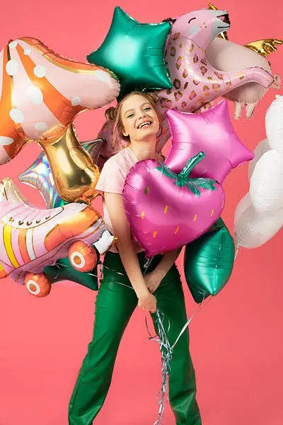 Colorful Roller Skate Foil Balloon - The Disco Edit
