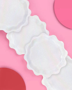 Bow Party Duo - set of 25 plates + napkins xo, Fetti