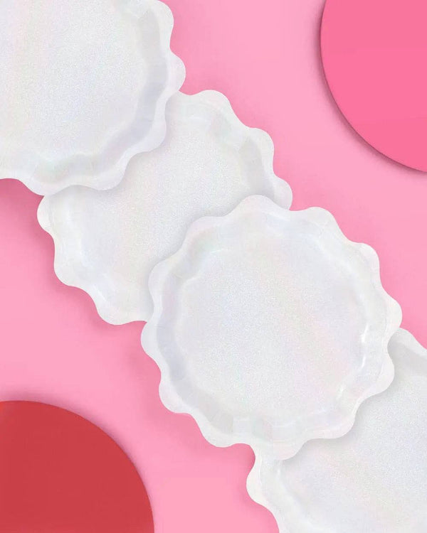 Bow Party Duo - set of 25 plates + napkins xo, Fetti
