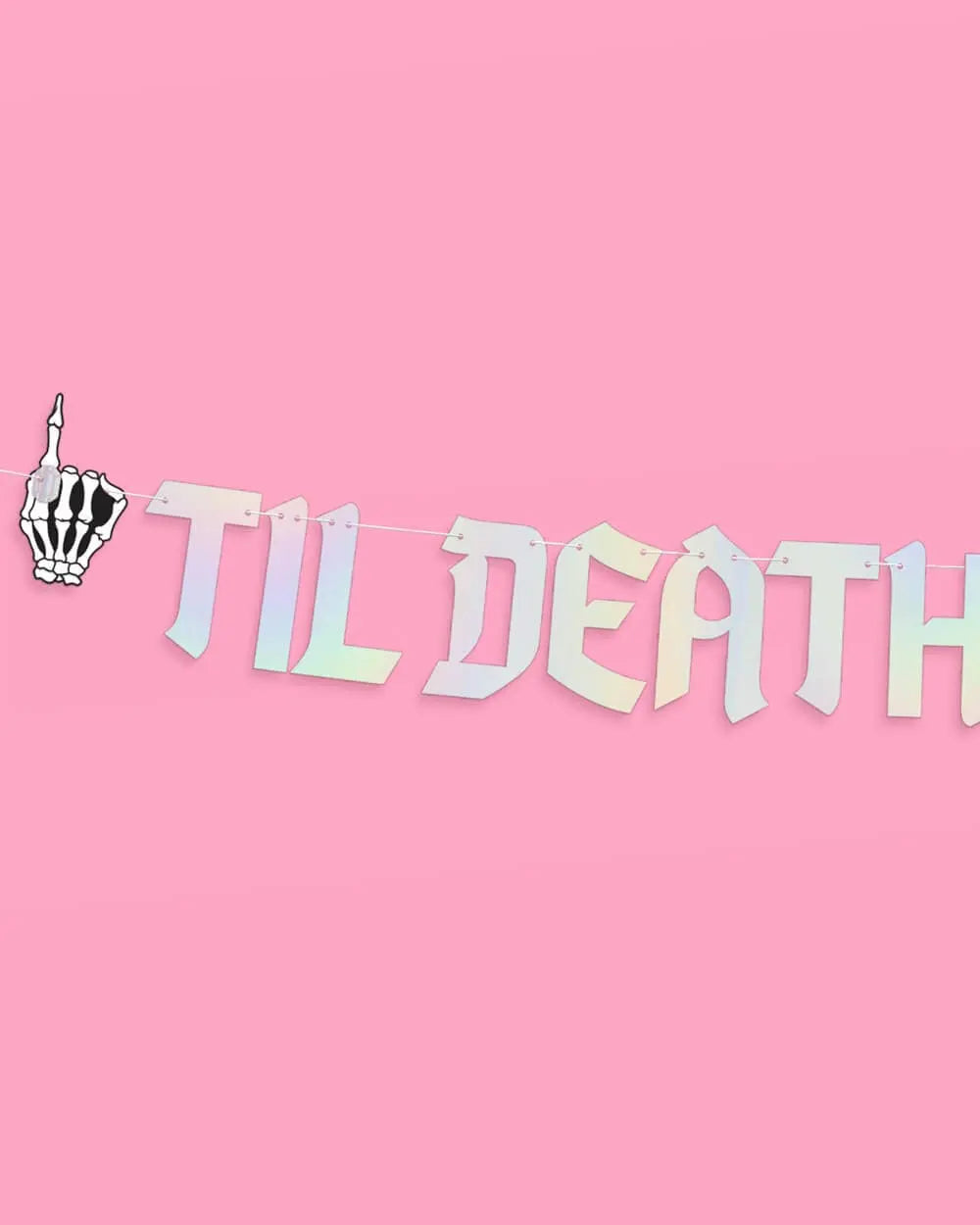 xo, Fetti - Till Death Banner - two piece banner - The Disco Edit