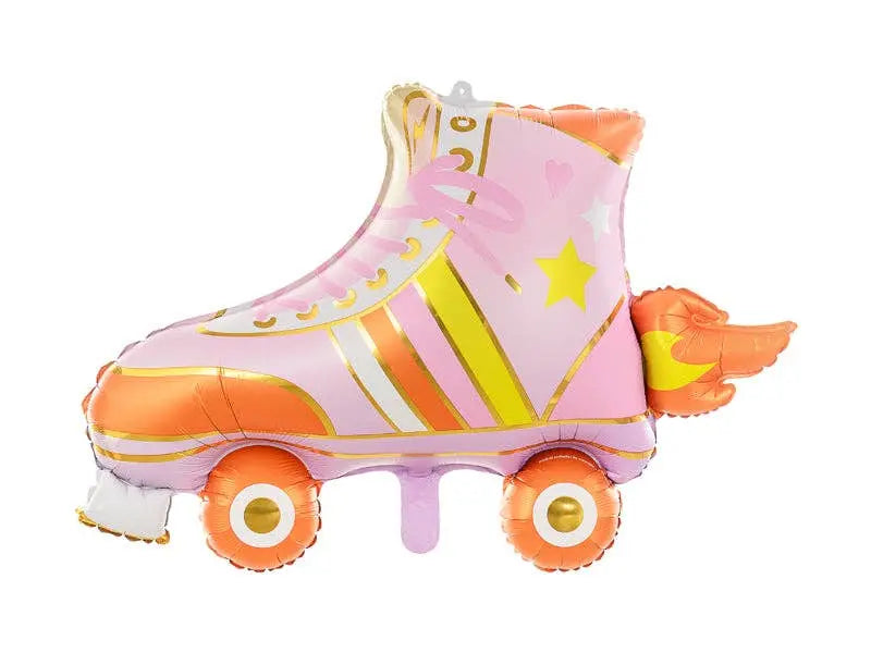Colorful Roller Skate Foil Balloon - The Disco Edit