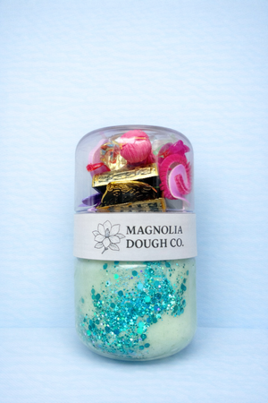 Magnolia Dough Co. - Kids Sensory Play Dough Jar | Mess-Free Mermaid Toy 