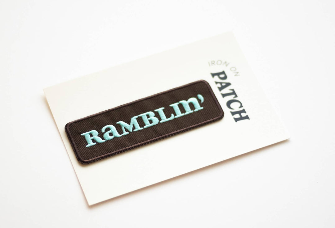 Kulana Stickers - Ramblin' Embroidered Iron on Patch - Western: No - The Disco Edit