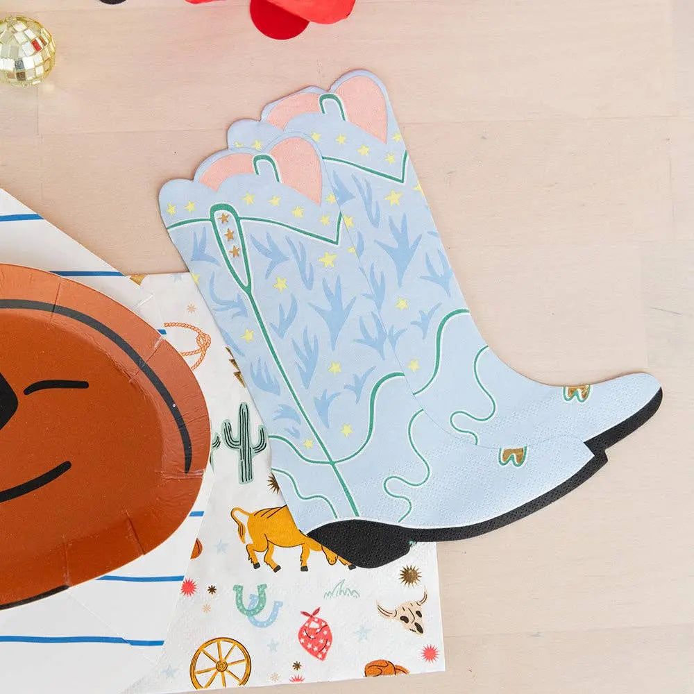 Jollity & Co. + Daydream Society - Yeehaw Large "Boots" Napkins - The Disco Edit