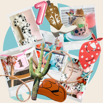 first birthday party theme my first rodeo western cake smash