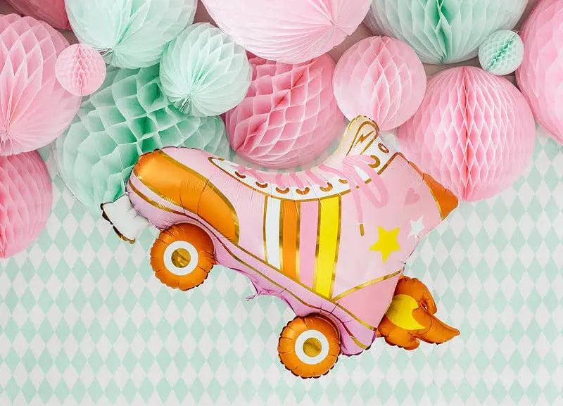 Colorful Roller Skate Foil Balloon - The Disco Edit