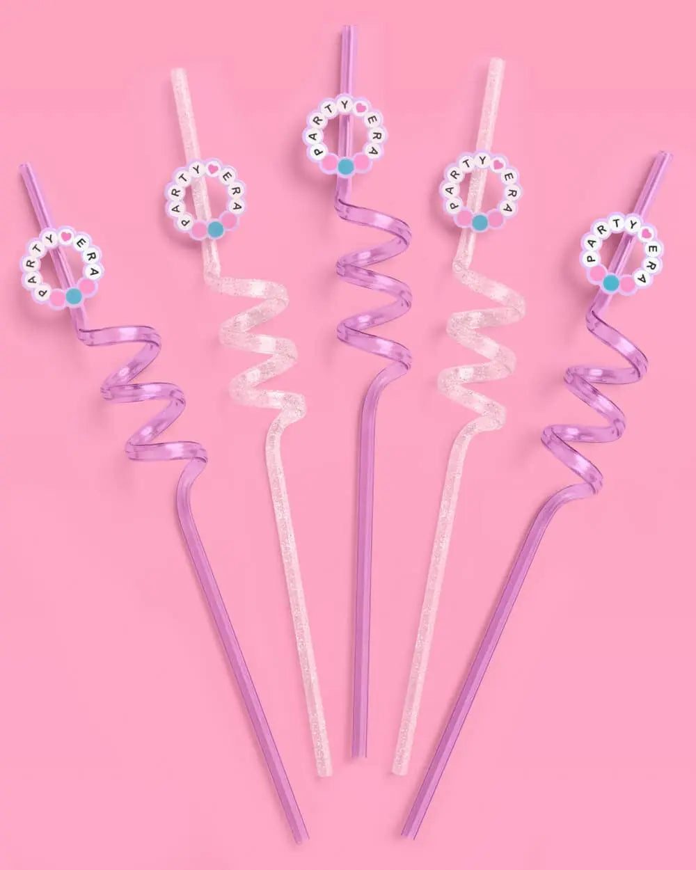 Party Era Straws - 12 reusable straws, Eras party - The Disco Edit