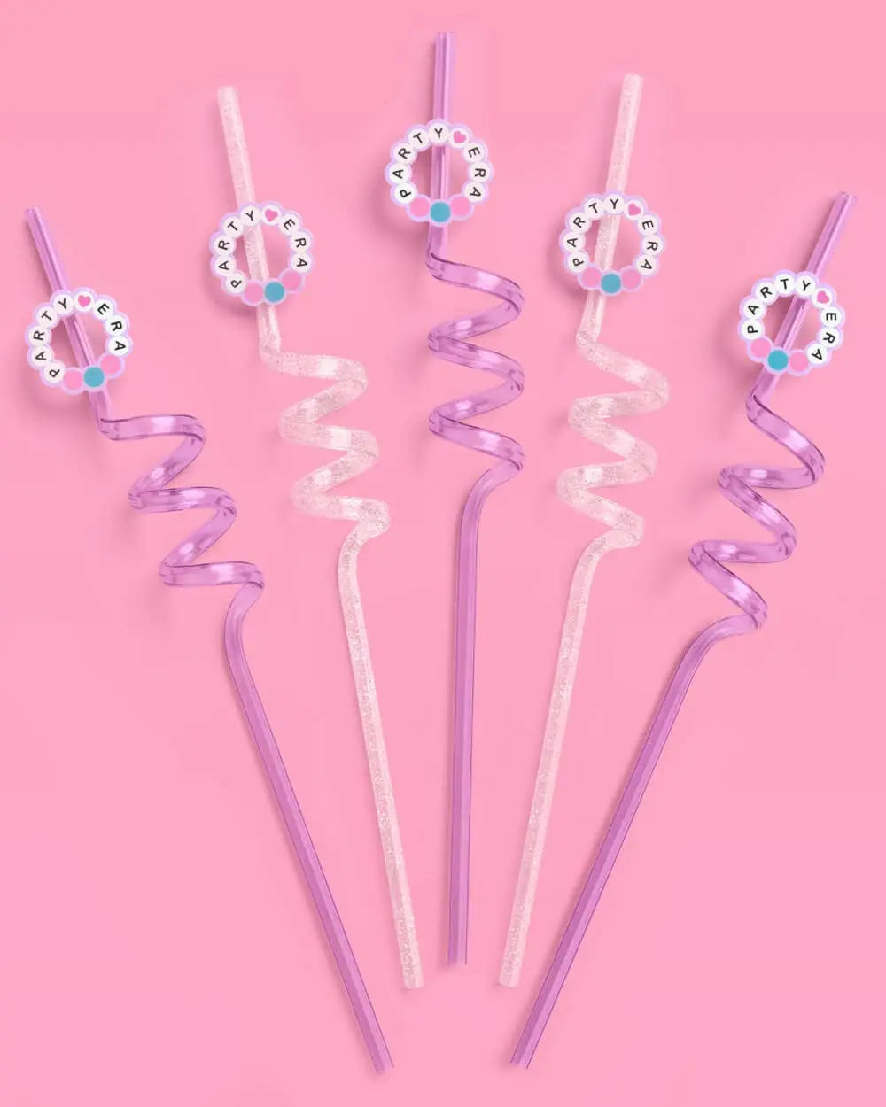 Party Era Straws - 12 reusable straws, Eras party - The Disco Edit