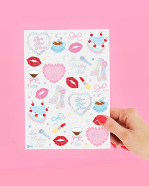 Short & Sweet Temp Tattoos - The Disco Edit