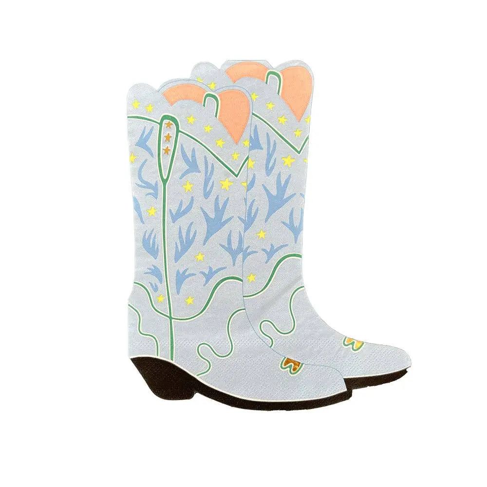 Jollity & Co. + Daydream Society - Yeehaw Large "Boots" Napkins - The Disco Edit
