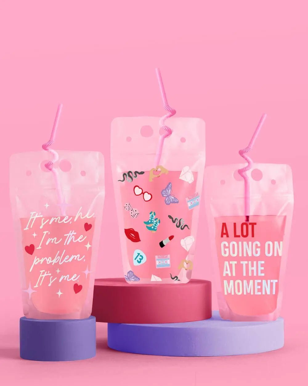 xo, Fetti - I'm the Problem Sippers - 15 drink pouches - The Disco Edit