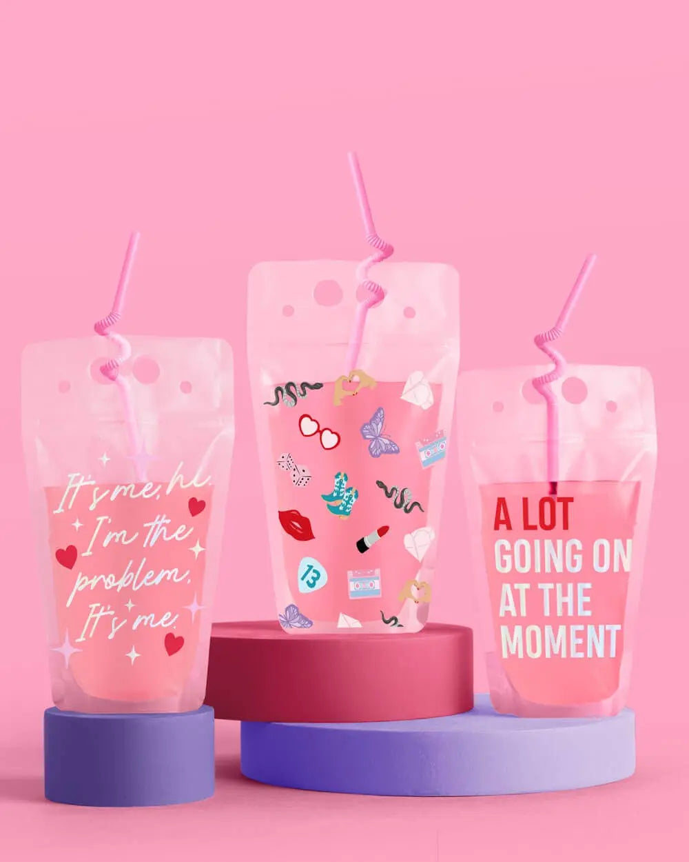 xo, Fetti - I'm the Problem Sippers - 15 drink pouches - The Disco Edit