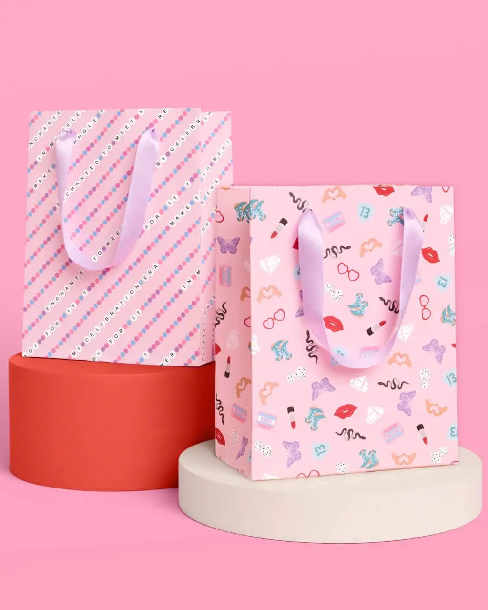 xo, Fetti - Gifting Era Bag Set - 6 gift bags, swiftie christmas birthday gift - The Disco Edit