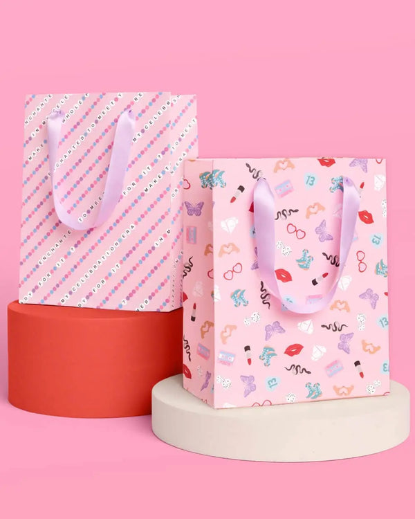 xo, Fetti - Gifting Era Bag Set - 6 gift bags, swiftie christmas birthday gift - The Disco Edit