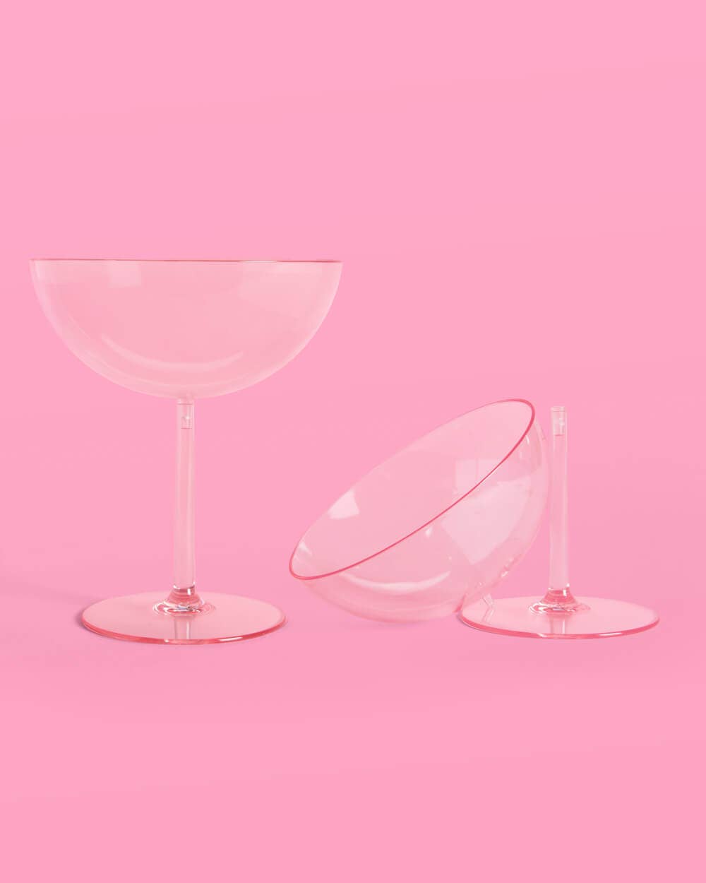 xo, Fetti - Cute Coupe Set - 4 plastic glasses - The Disco Edit