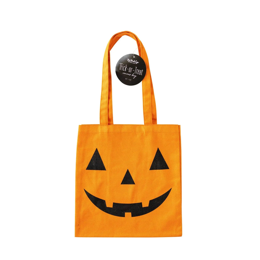 My Mind’s Eye - PLCB100 - Jack - o - Lantern Canvas Trick or Treat Bag - The Disco Edit