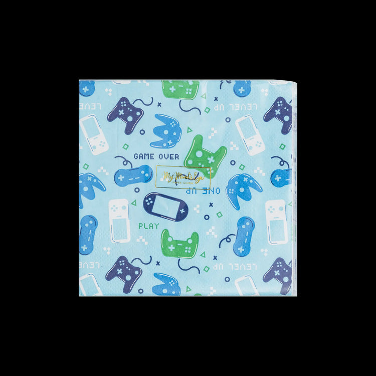 My Mind’s Eye - PLGAM37 - One Up Pattern Cocktail Napkin - The Disco Edit