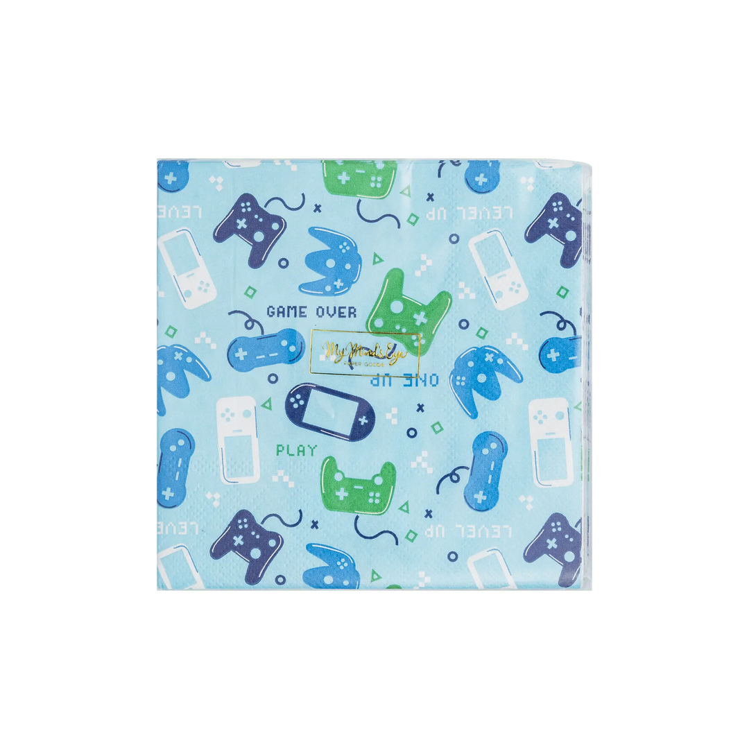 My Mind’s Eye - PLGAM37 - One Up Pattern Cocktail Napkin - The Disco Edit