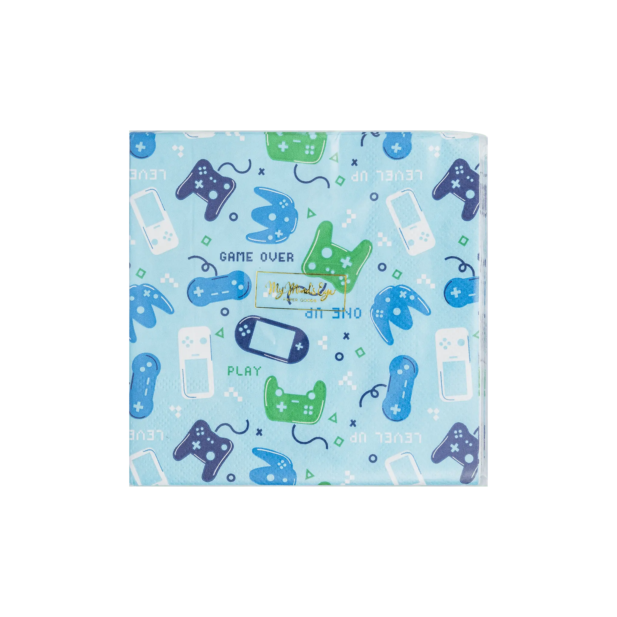 My Mind’s Eye - PLGAM37 - One Up Pattern Cocktail Napkin - The Disco Edit