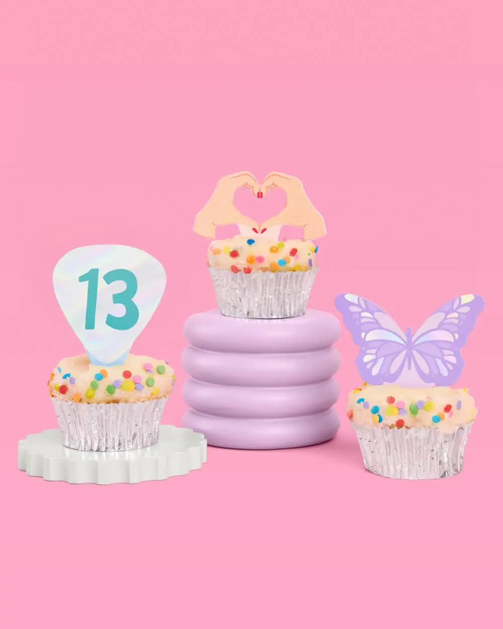 xo, Fetti - I'm the Problem Toppers - 24 cupcake toppers - The Disco Edit