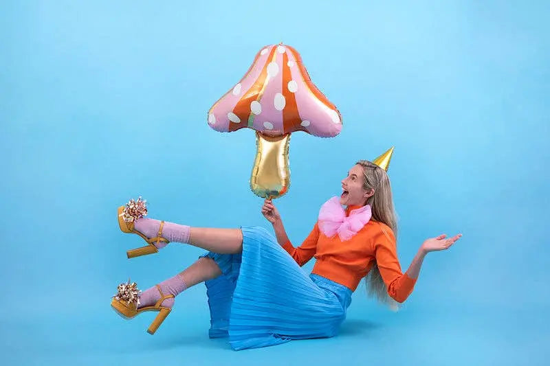 Mushroom Foil Balloon - The Disco Edit