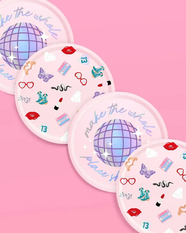 xo, Fetti - Era's Party Paper Plates | 24pc 9" |Party Tableware - The Disco Edit