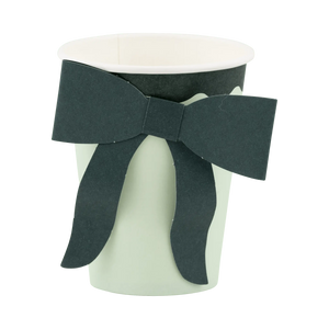 My Mind’s Eye - BOW1108 - Mint and Green Bow Paper Cups - The Disco Edit