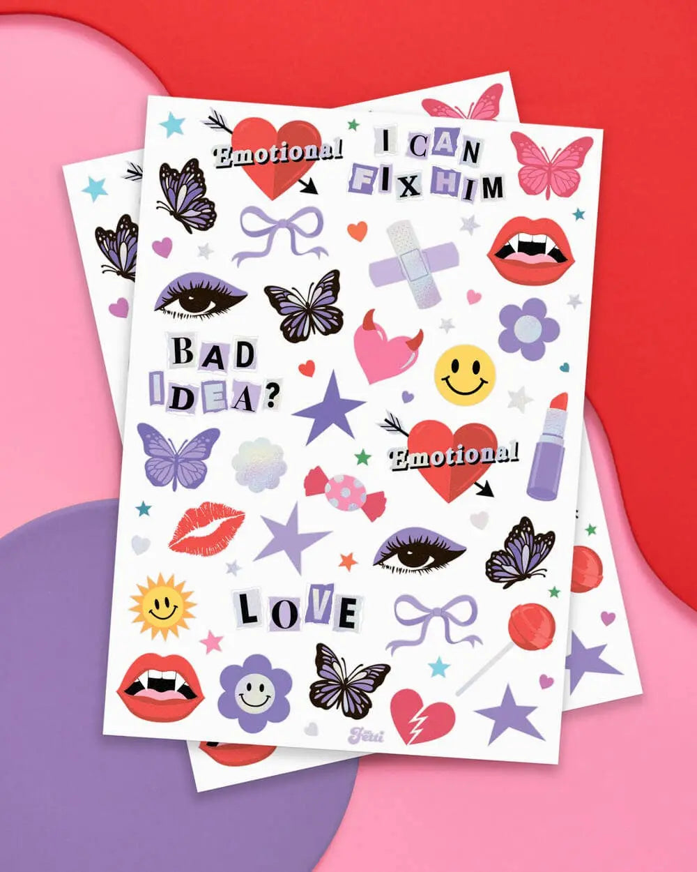Olivia Rodrigo Inspired Temp Tattoos - The Disco Edit