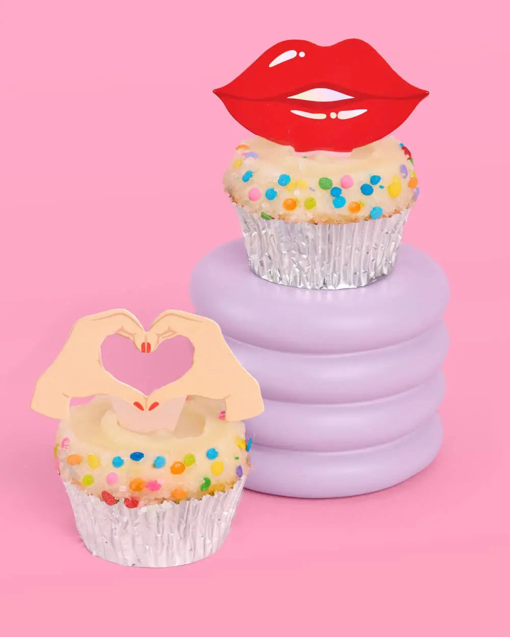 xo, Fetti - I'm the Problem Toppers - 24 cupcake toppers - The Disco Edit
