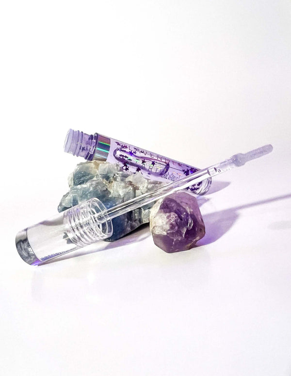 Lavender Stardust - SPARKLE COSMIC GLOSS: PURPLE RAIN: .15 oz Lavender Stardust