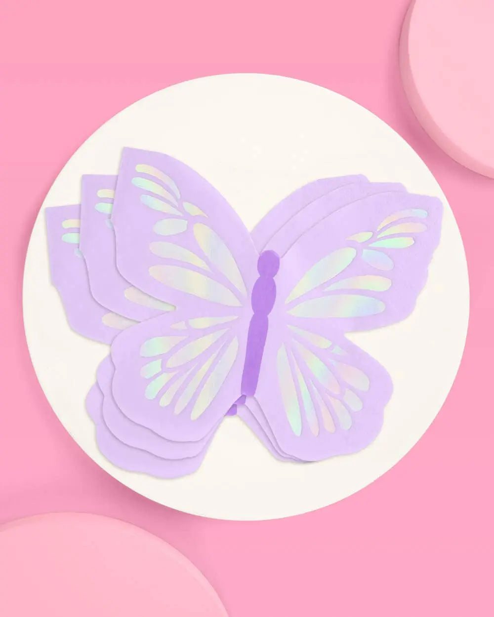 xo, Fetti - Butterfly Napkins, Bachelorette, Baby Shower, Birthday Supplies - The Disco Edit