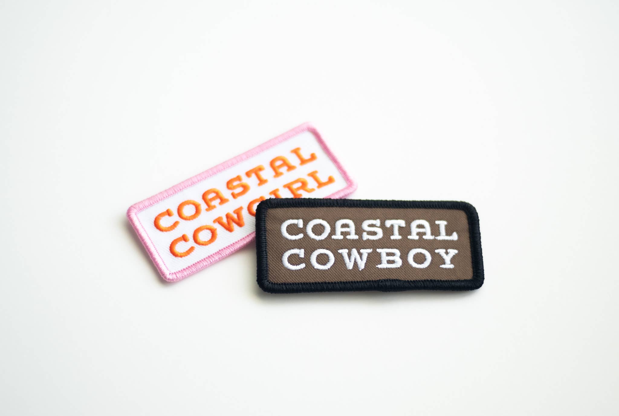 Kulana Stickers - Coastal Cowgirl and Cowboy Embroidered Iron on Patch Pack: No - The Disco Edit