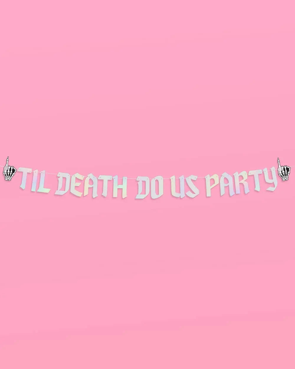 xo, Fetti - Till Death Banner - two piece banner - The Disco Edit