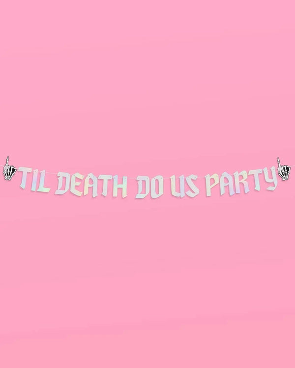 xo, Fetti - Till Death Banner - two piece banner - The Disco Edit