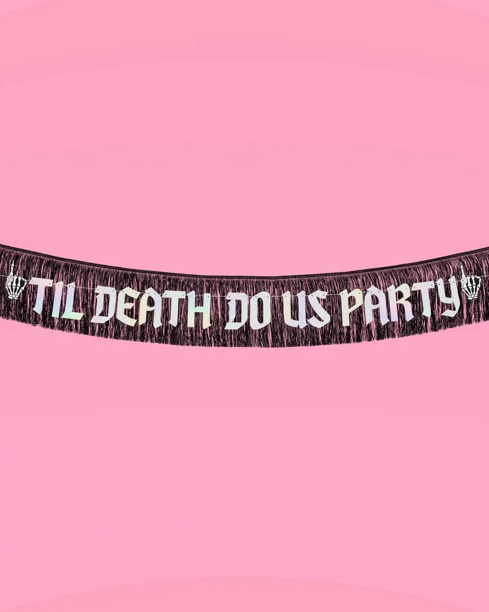 xo, Fetti - Till Death Banner - two piece banner - The Disco Edit