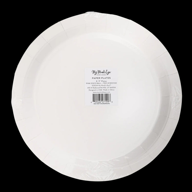 My Mind’s Eye - CWG1042 - Disco Ball Paper Plate - The Disco Edit