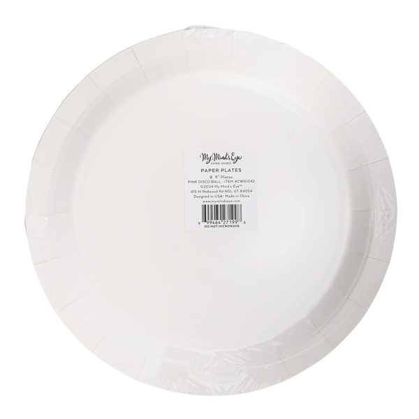 My Mind’s Eye - CWG1042 - Disco Ball Paper Plate - The Disco Edit