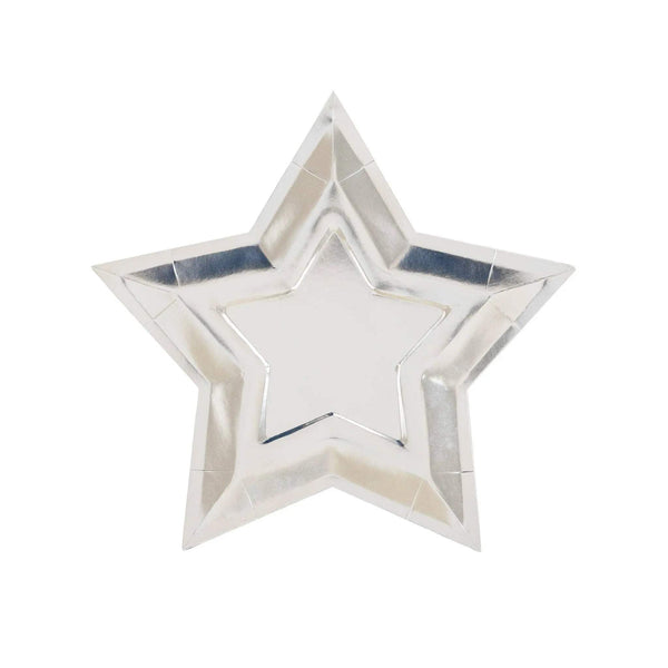 My Mind’s Eye - PGB944 - Silver Foil Star Shaped Plate - The Disco Edit