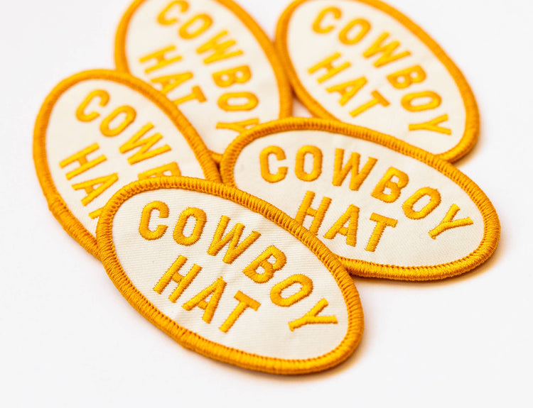 Kulana Stickers - Cowboy Hat Embroidered Iron on Patch: No - The Disco Edit