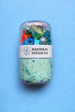 Magnolia Dough Co. - Kids Sensory Play Dough Jar | Mess-Free Under the Sea Toy