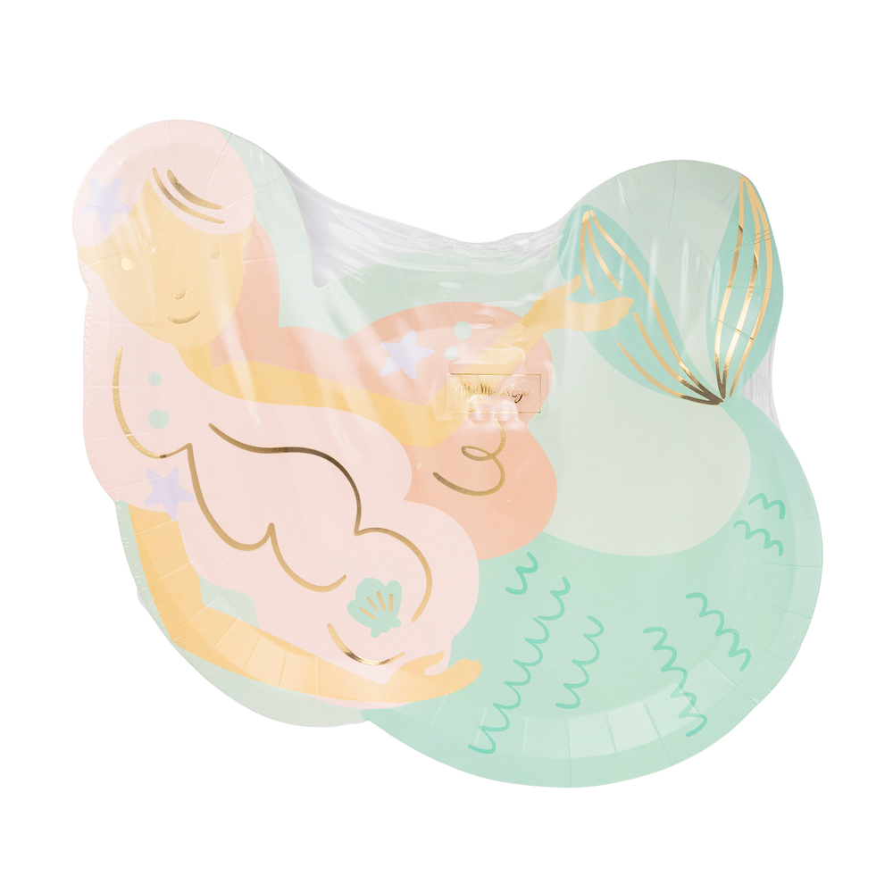 My Mind’s Eye - SEA1040 - Mermaid Shaped Paper Plate