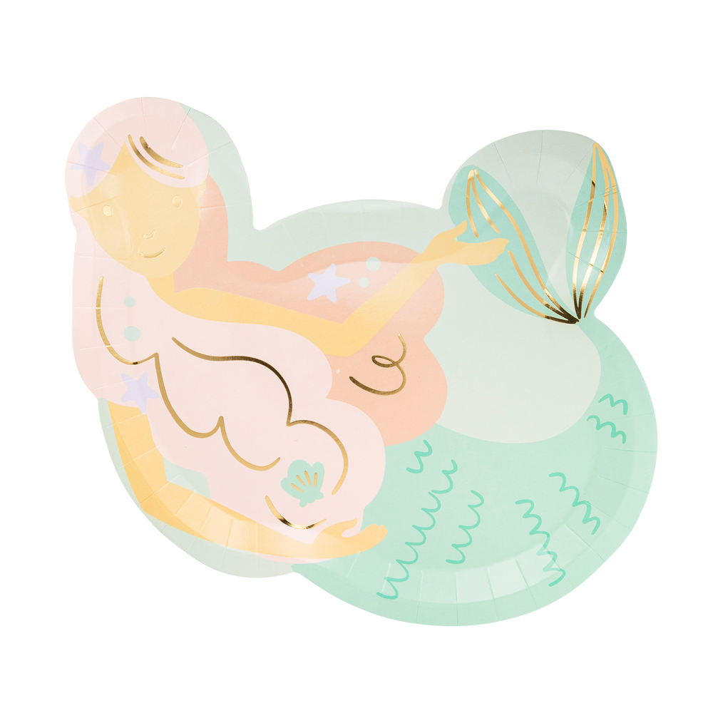 My Mind’s Eye - SEA1040 - Mermaid Shaped Paper Plate