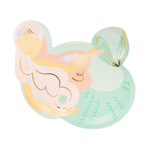My Mind’s Eye - SEA1040 - Mermaid Shaped Paper Plate