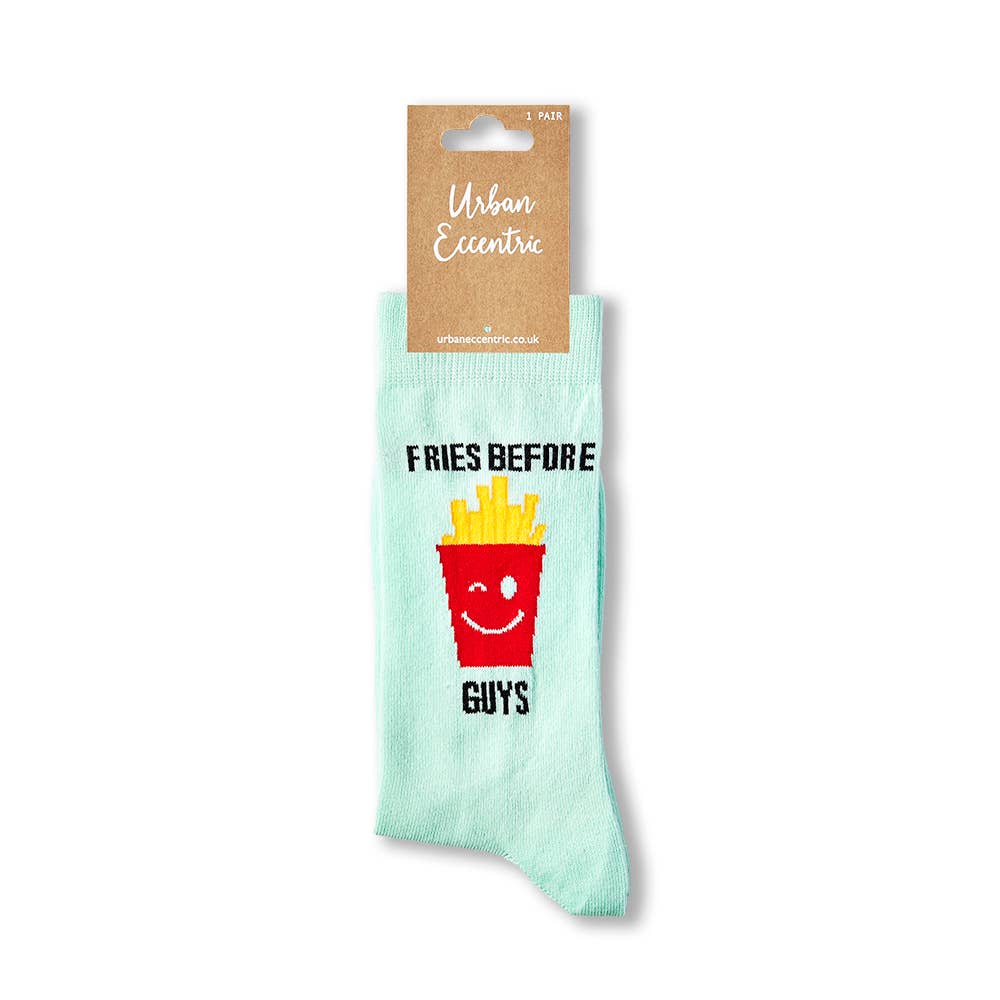 Urban Eccentric - Unisex Fries Before Guys Socks - The Disco Edit