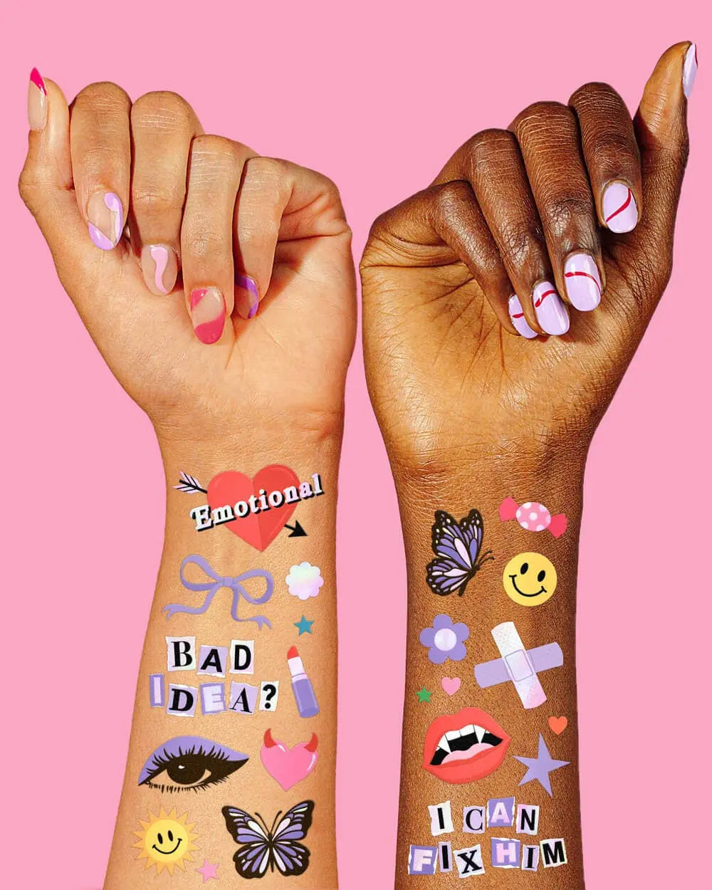 Olivia Rodrigo Inspired Temp Tattoos - The Disco Edit