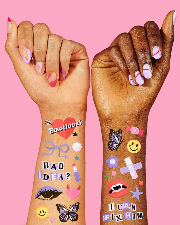 Olivia Rodrigo Inspired Temp Tattoos - The Disco Edit