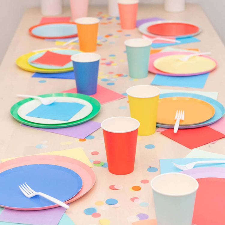 Jollity & Co. + Daydream Society - Shade Collection Dessert Plates - 8 Pk. - 23 Color Options: Cloud - The Disco Edit