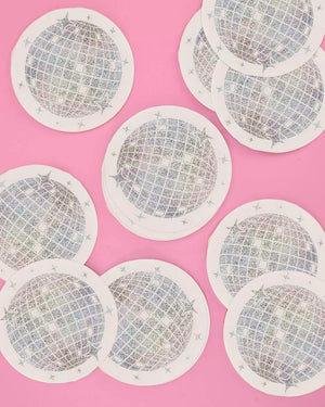 xo, Fetti - Shimmer Disco Ball Napkins, Birthday, Bach, NYE - The Disco Edit